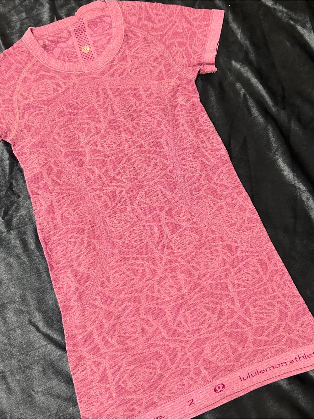 lululemon athletica Pink Short Sleeve Seamless Athletic Top